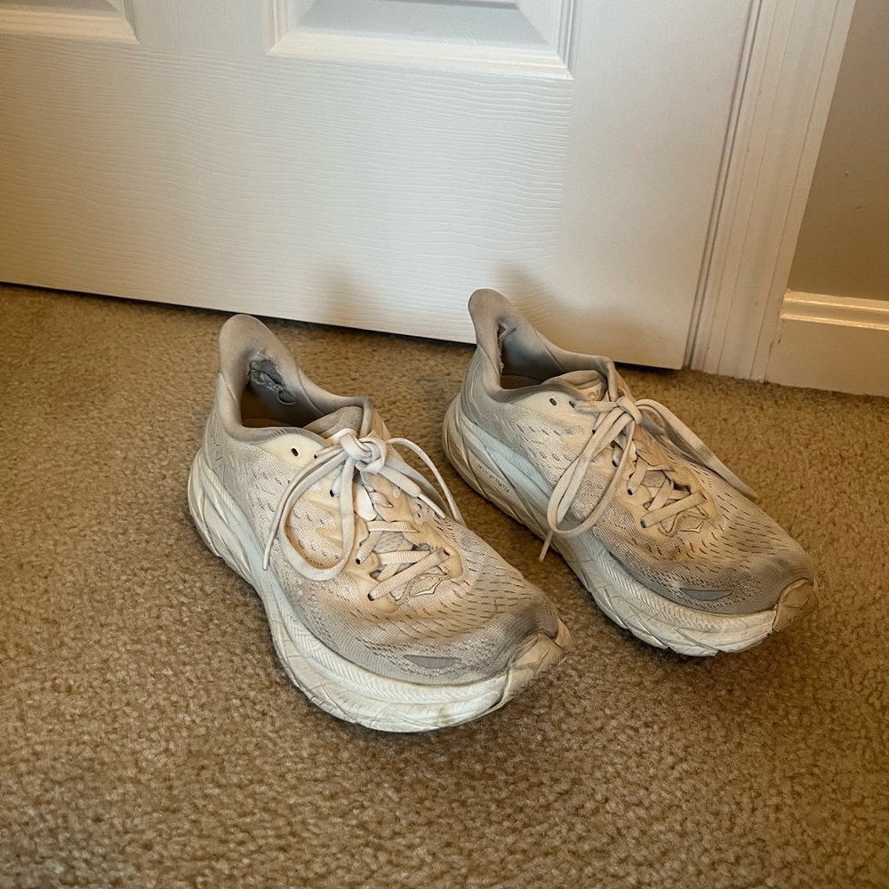 White Hokas